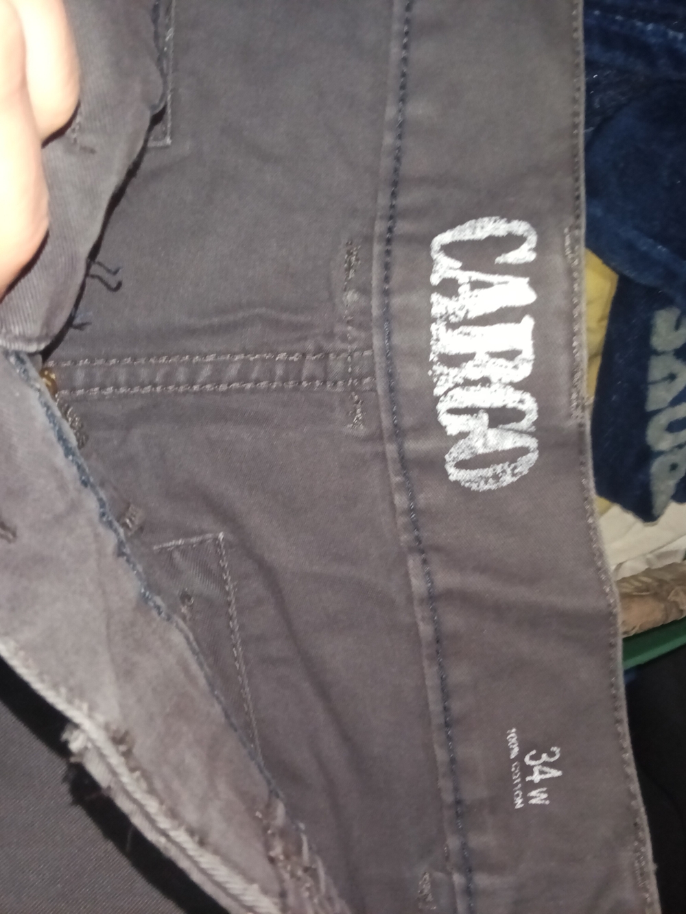 Cargo Men’s Jeans - Black, 34W